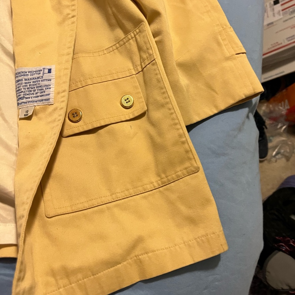 Vintage Sport Coat Gold Yellow 10 - Picture 12 of 16
